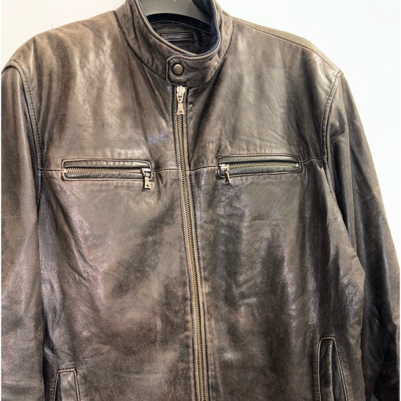 Tibor Brown Men’s Leather Jacket - Picture 1 of 5